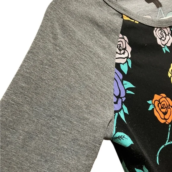 LuLaRoe Black and Yellow Bodycon Mini Dress Size S - Picture 3 of 6